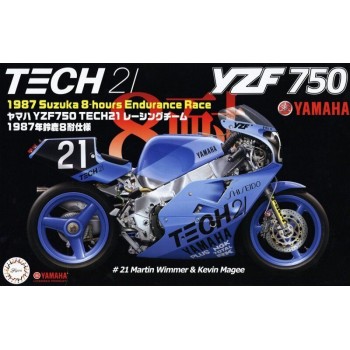 1/12 Fujimi Yamaha YZF750 Tech21 Racing Team 1987 Suzuka 8 hours endurance race FJ141329